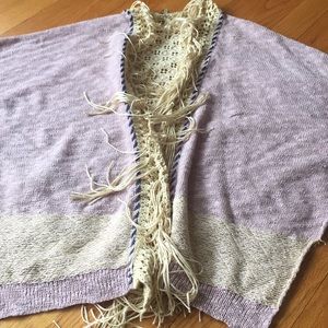 Pink / beige shawl